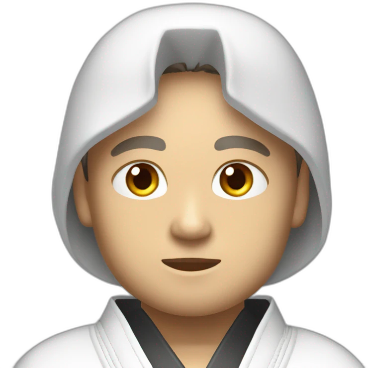 Judoanzug mit Gesicht emoji