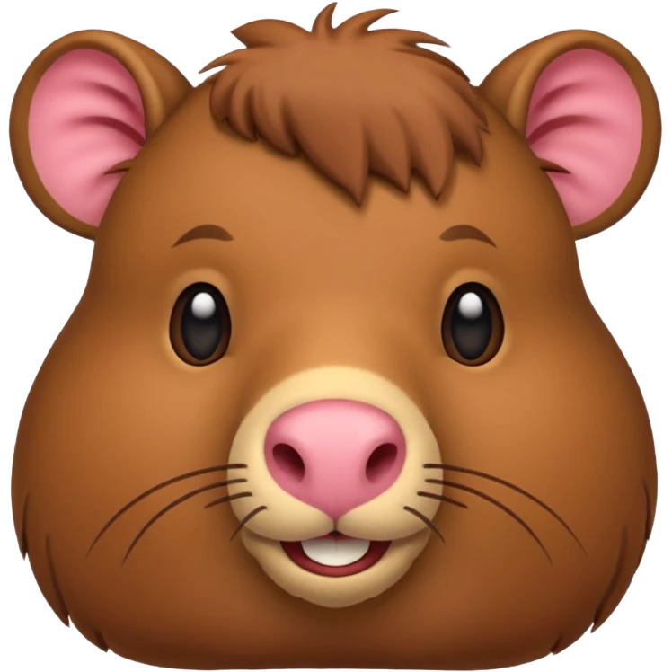 Crea un emoji de capibara emoji
