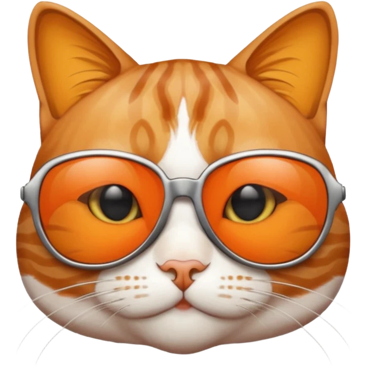 Cat wearing sunglasses emoji