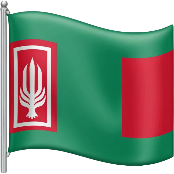 The flag of Chechnya emoji