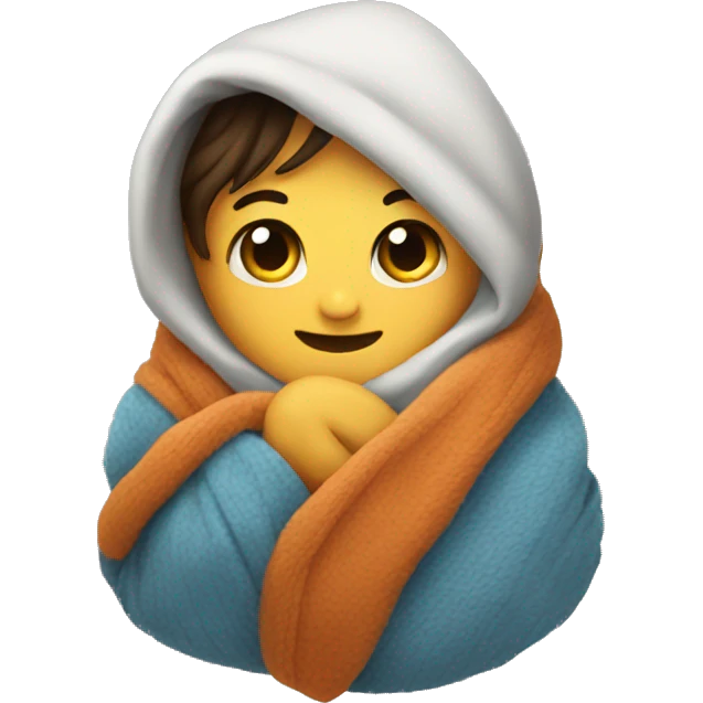 Cozy blanket  emoji