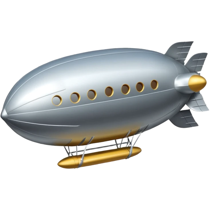 flying zeppelin  emoji