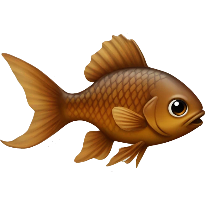 brown fish emoji