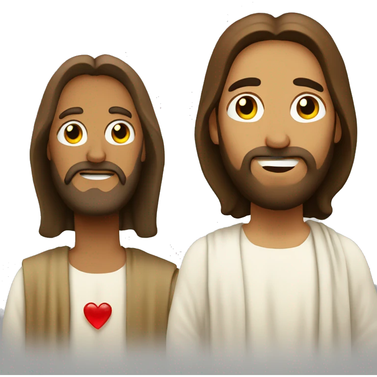 Jesus And heart emoji
