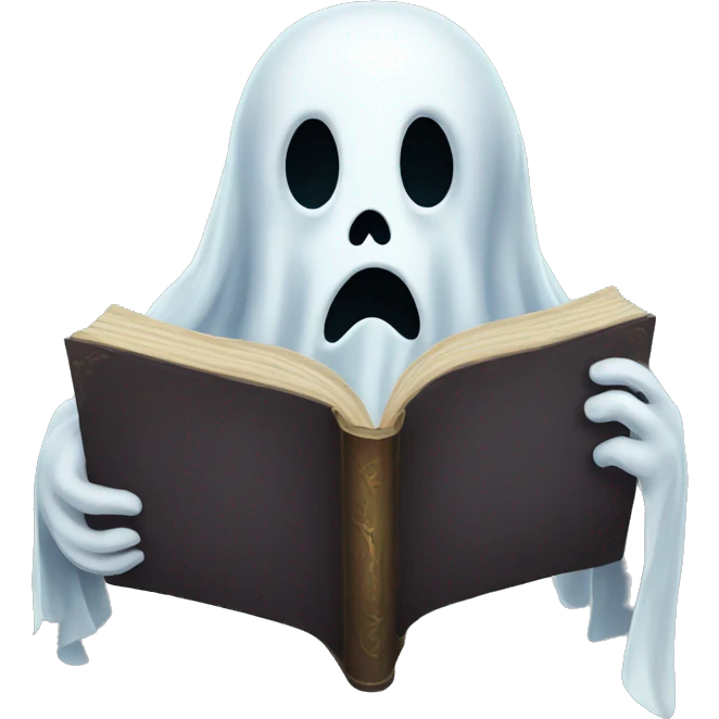 Ghost book emoji