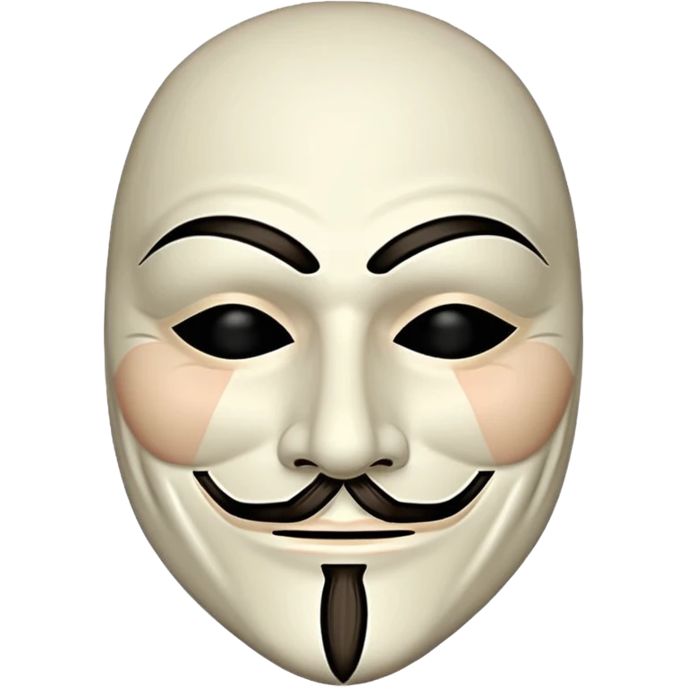 Guy Fawkes mask emoji