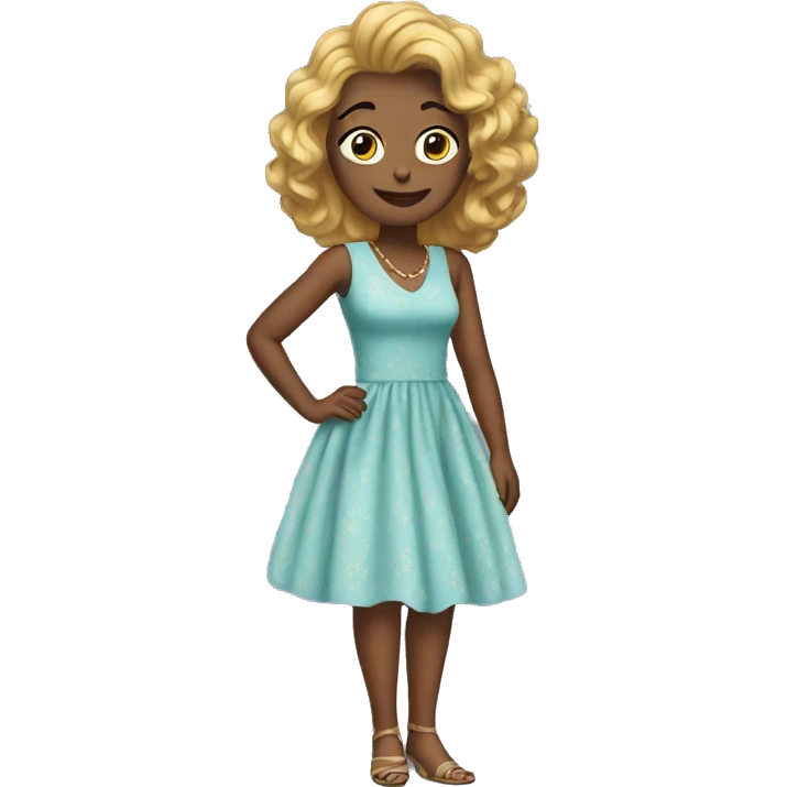 alex in a dress emoji