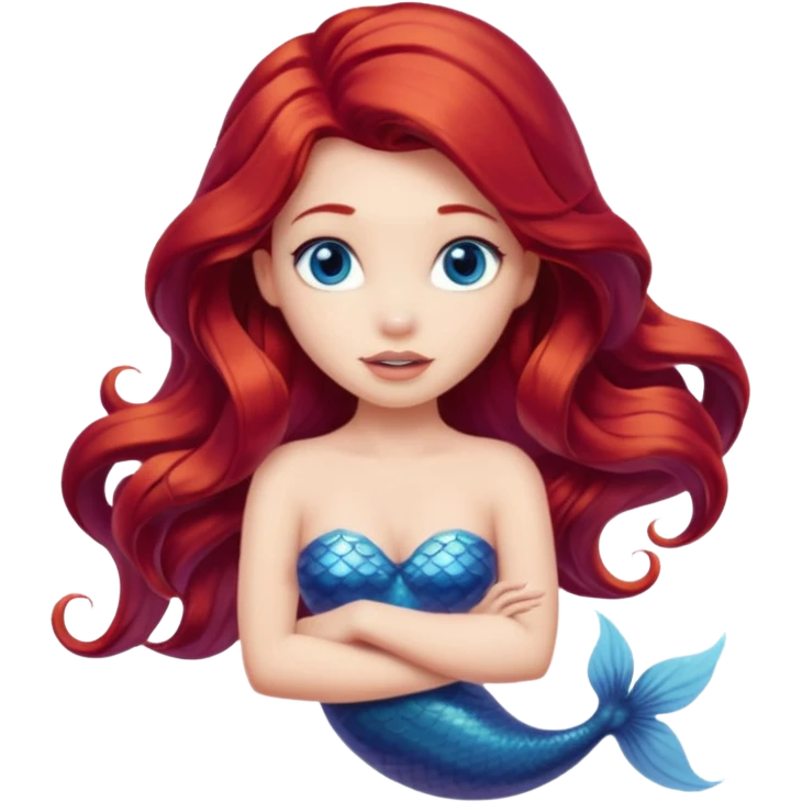 Ariel the mermaid emoji