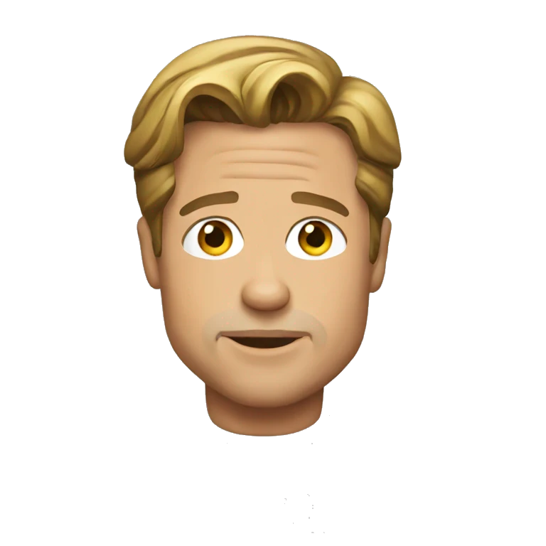 brad pitt emoji