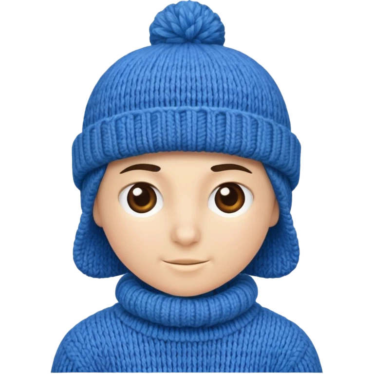 Blue hat  emoji