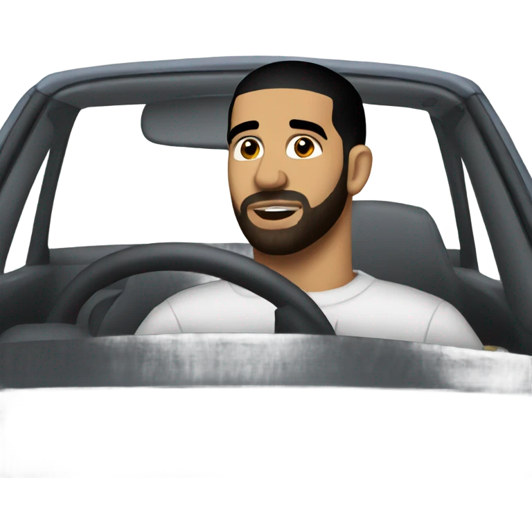 Drake driving emoji