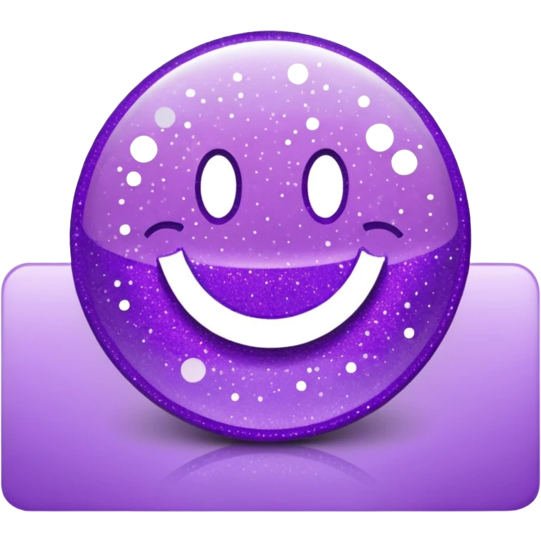 symbol glitter purple $ emoji