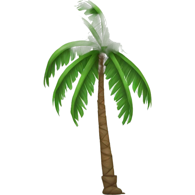 palm tree down emoji