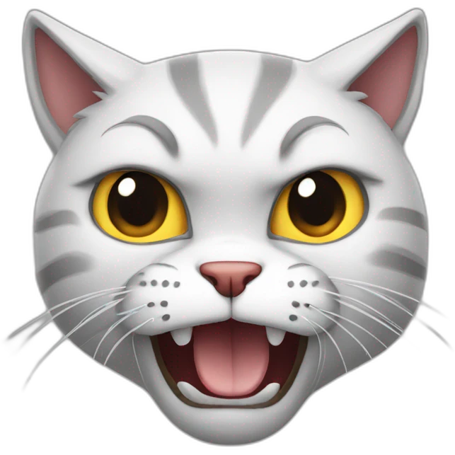 Angry cat emoji