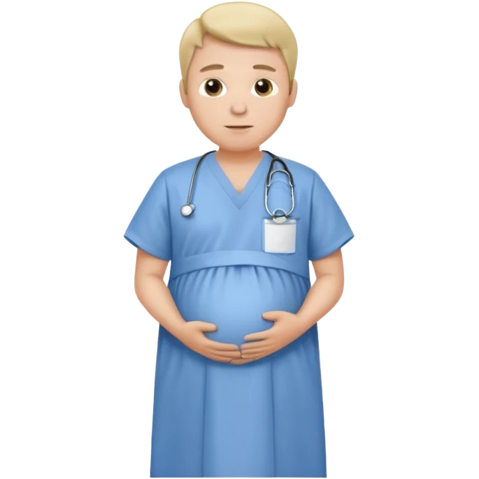 male pregnant emoji