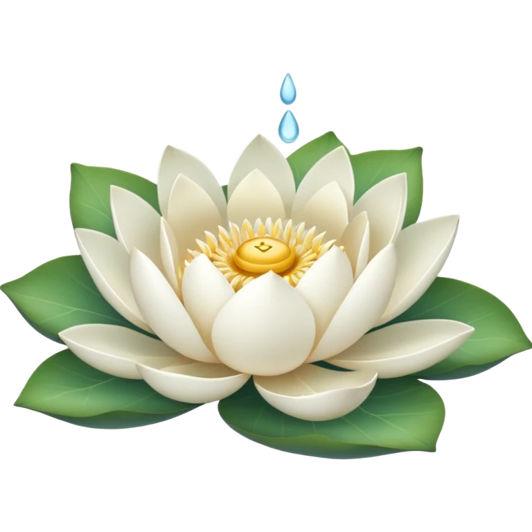 White lotus emoji