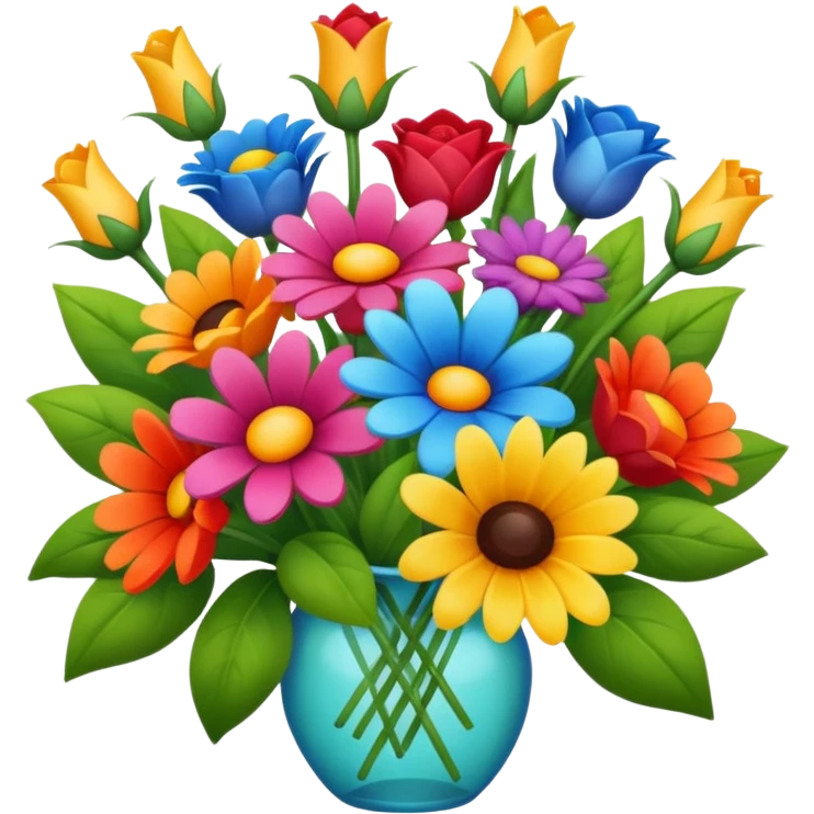 Happy birthday flowers  emoji