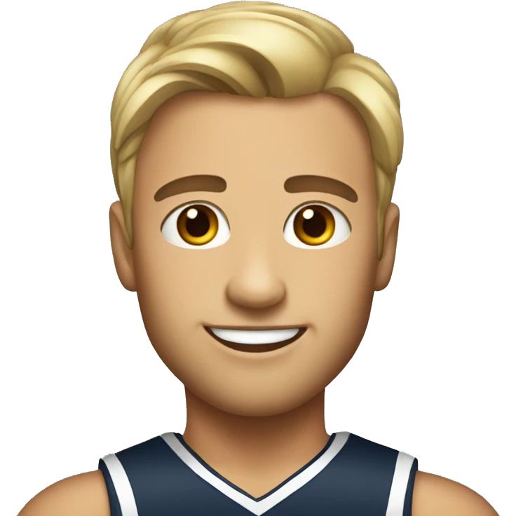 Picture of me as a male cheerleader emoji