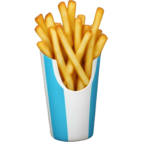 Fries and shake emoji