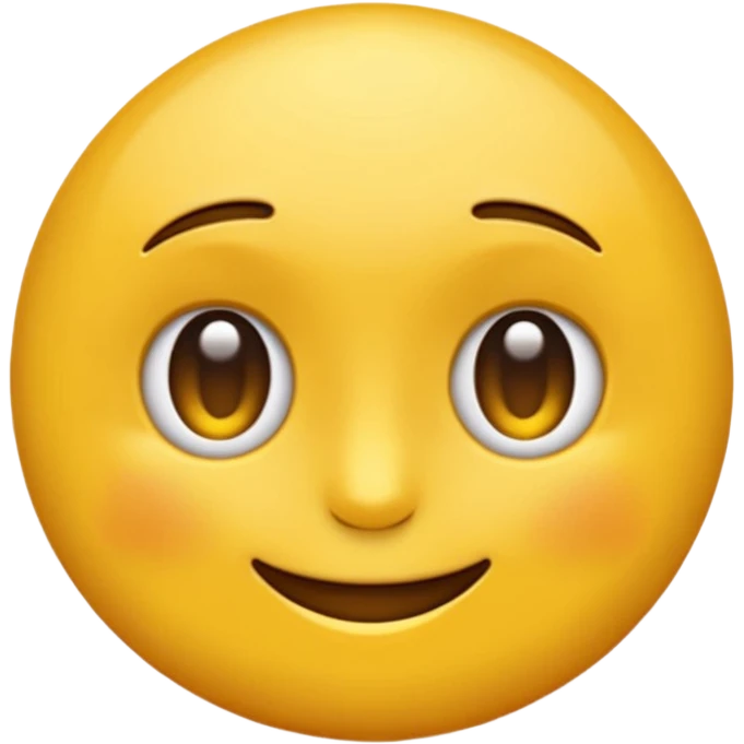 Emoji rond et jaune qui regarde à gauche emoji