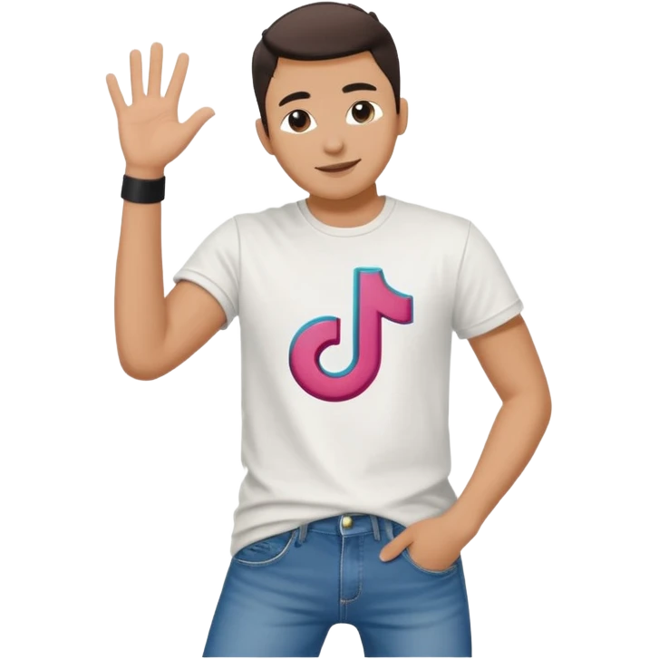 tiktok dance half body emoji