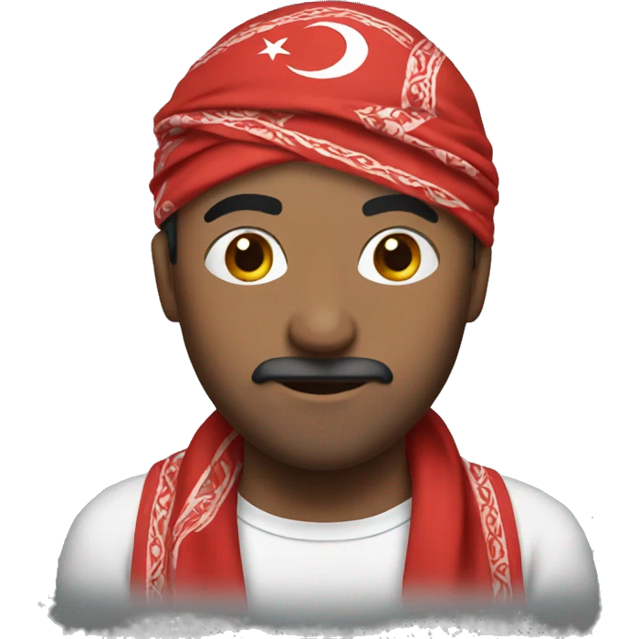 turkish guy with bandana emoji