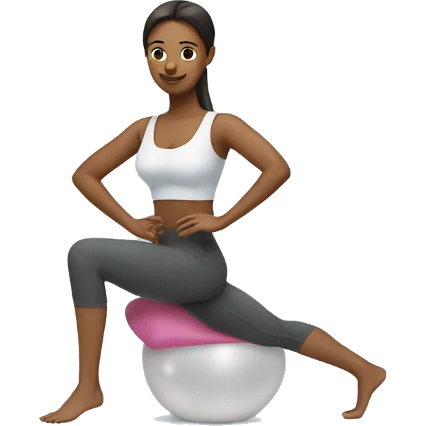 Pilates girl emoji
