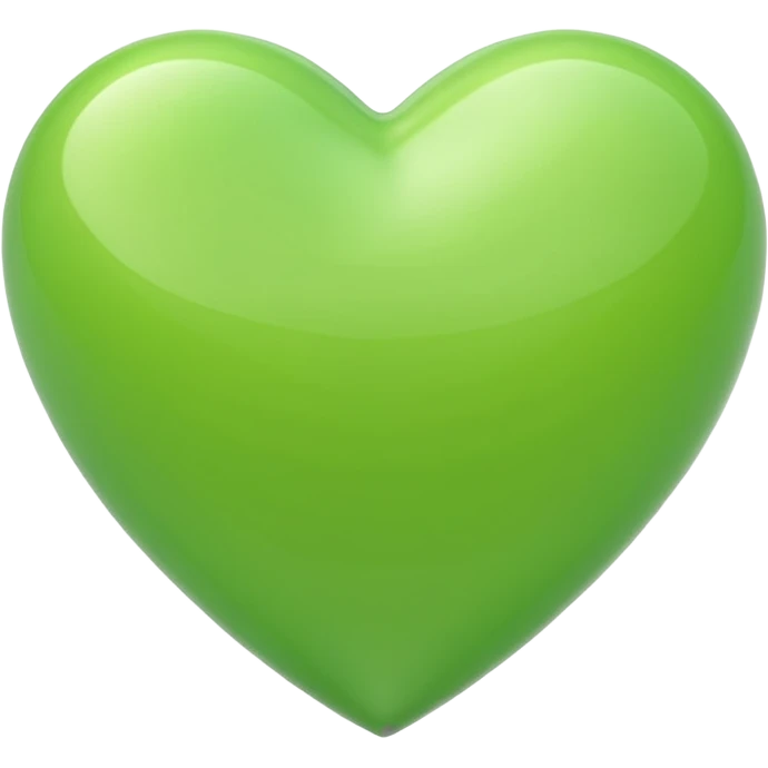 Light green heart  emoji
