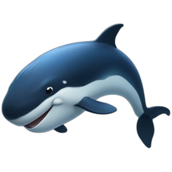 Baleine qui ris emoji