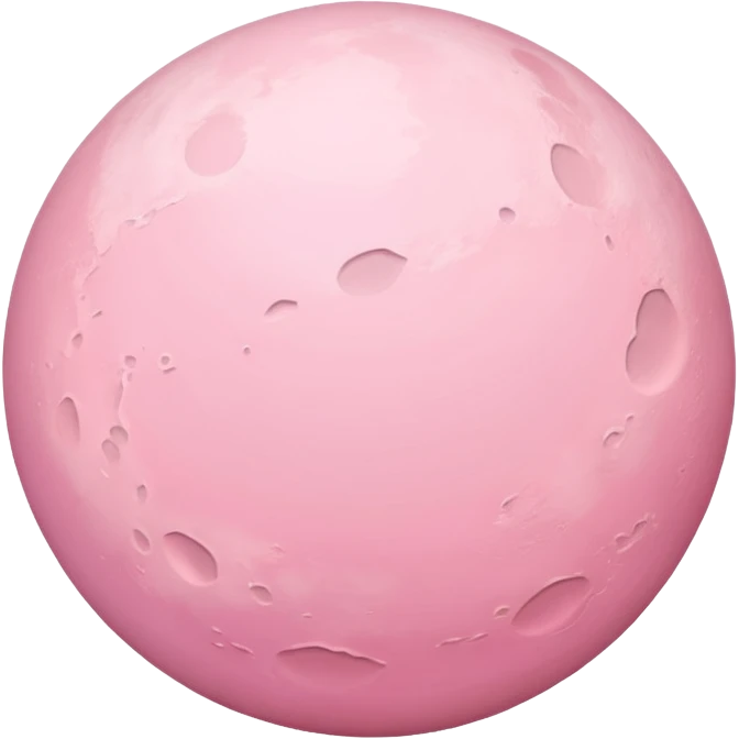 pink moon emoji