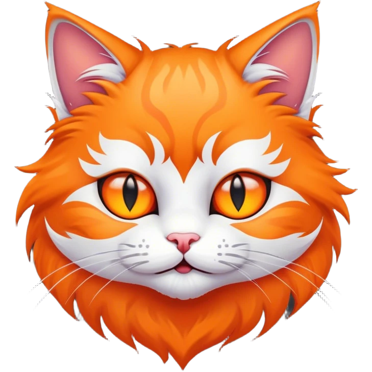 Evil kitty emoji