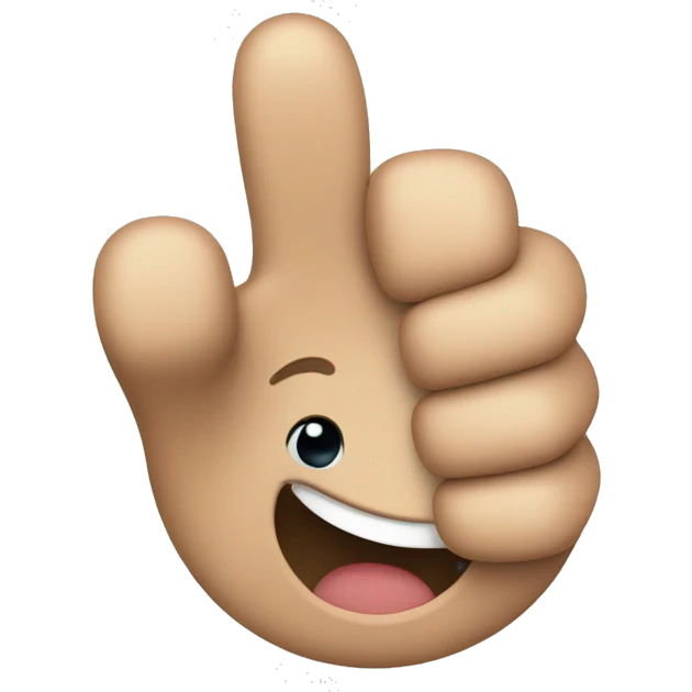 Thumbs up emoji