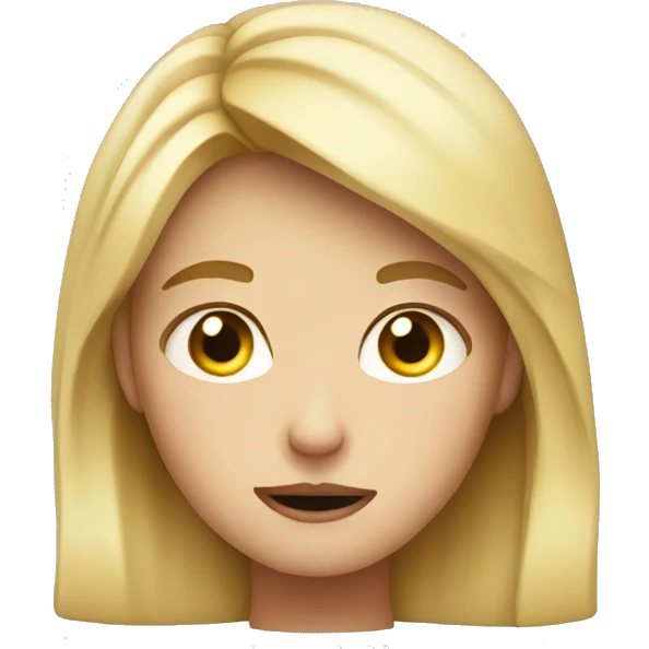 Blond girl rolling eyes disbelief  emoji