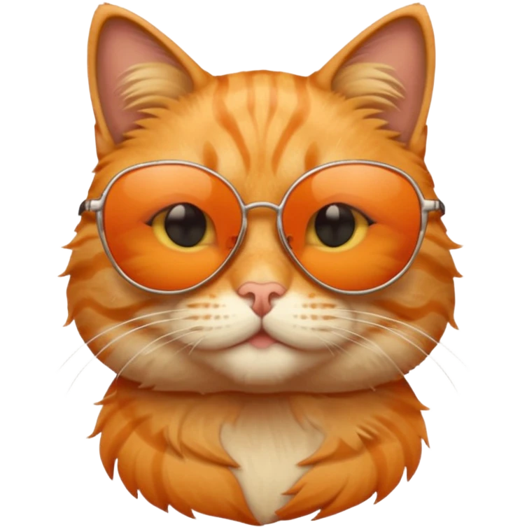 Cat wearing sunglasses emoji