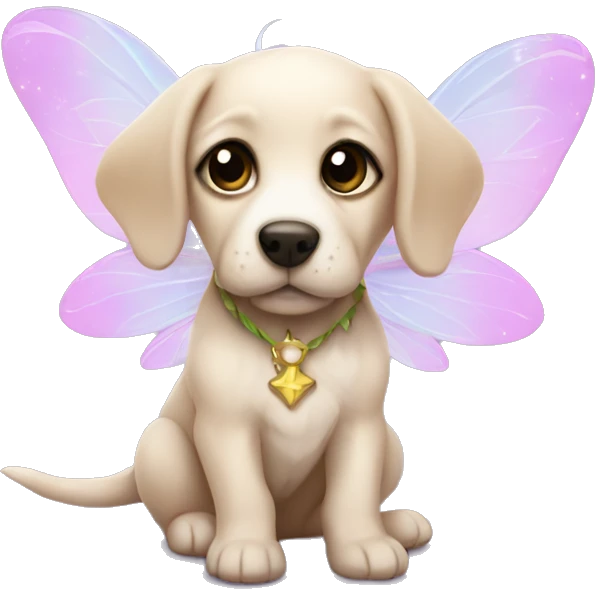 Puppy fairy emoji