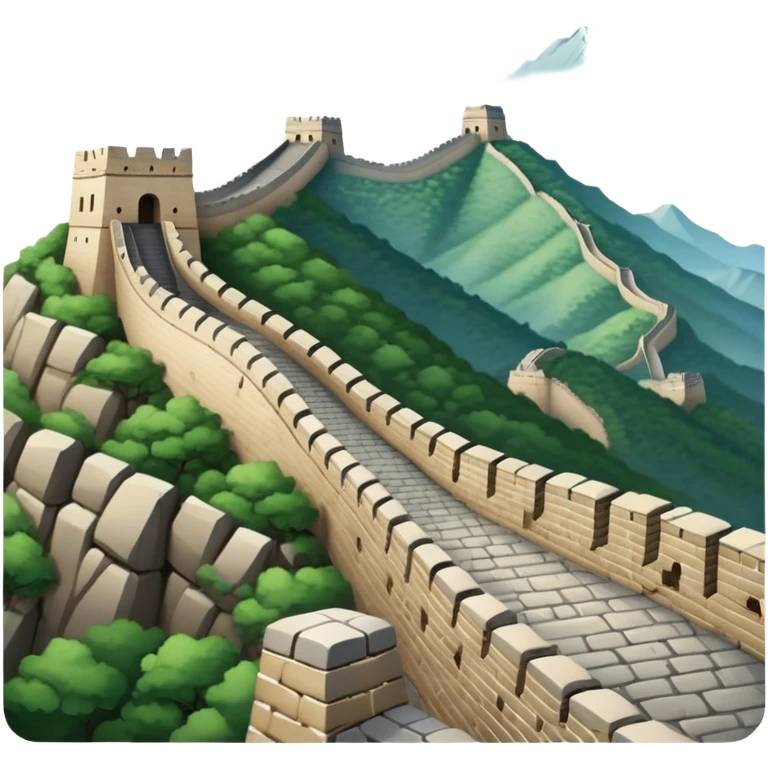 Great Wall of China landmark emoji
