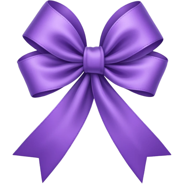 Purple Ribbon emoji