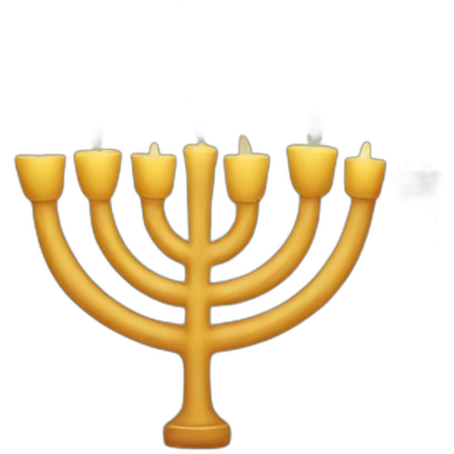 jewish menorah emoji