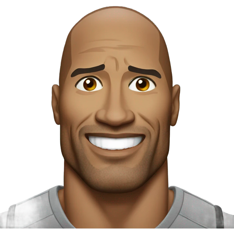 Dwayne Johnson emoji