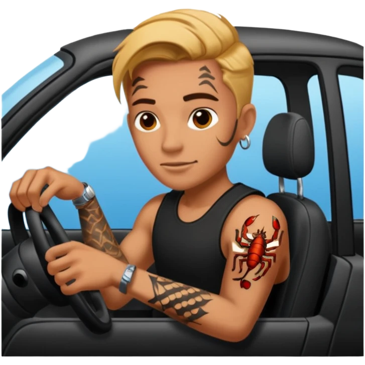 Scorpio n car emoji