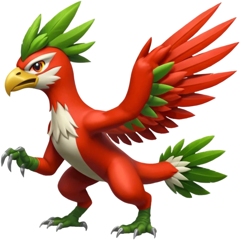Blaziken-Sceptile-Hawlucha-fusion emoji