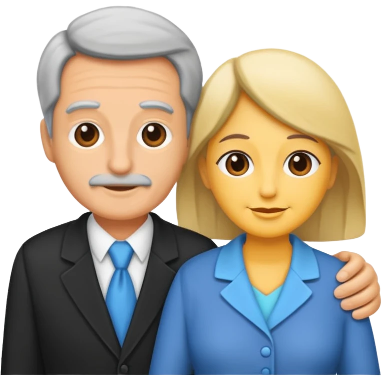 pareja mayor de edad emoji