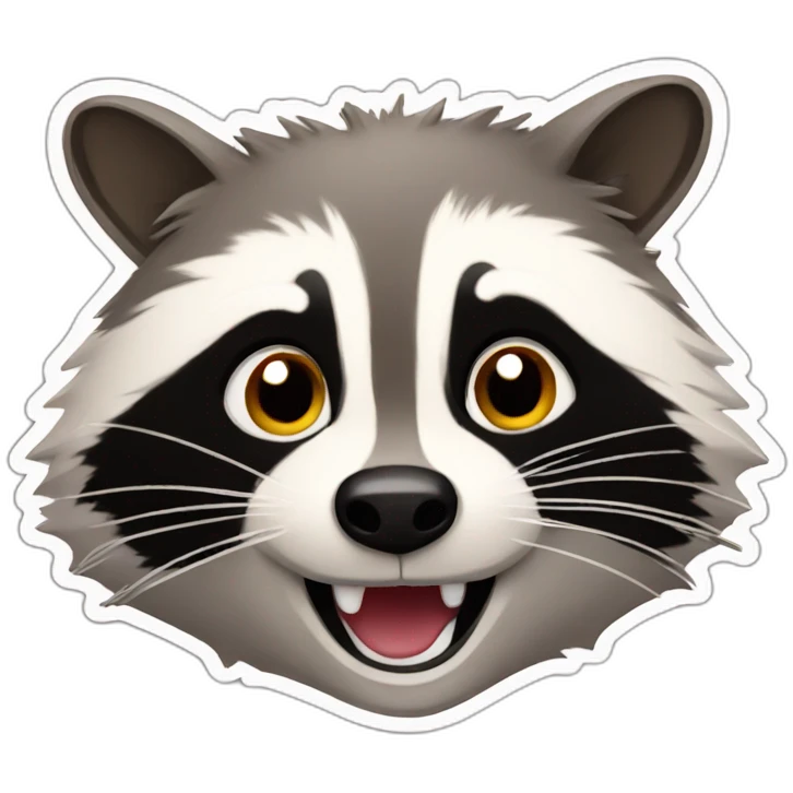 Racoon emoji