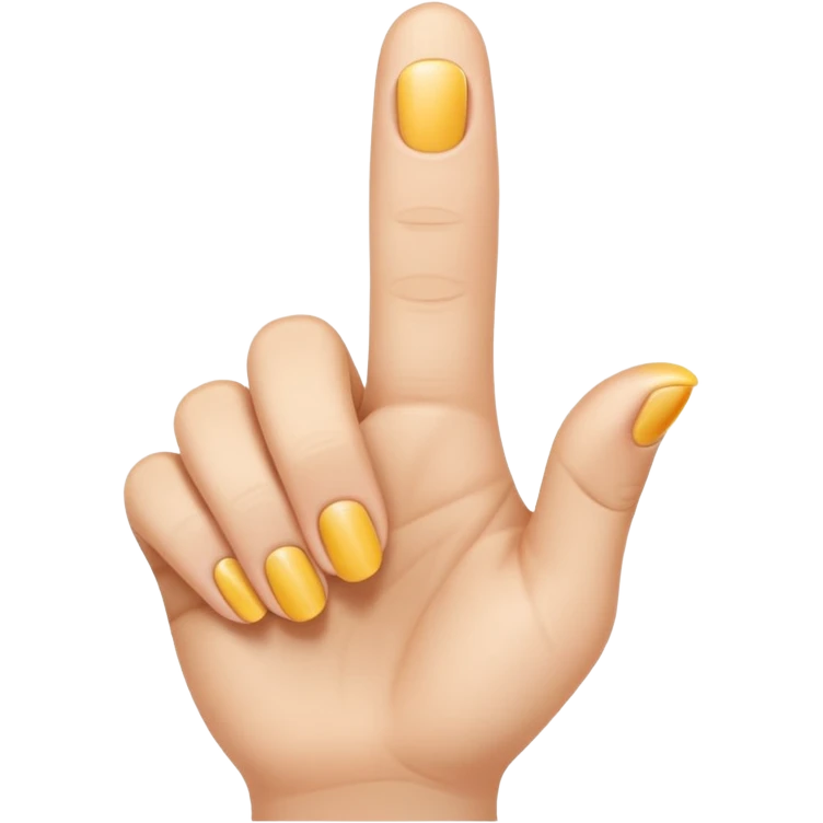 a hand with finger pointing at the camera emoji