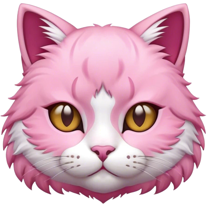 Sakura cat head emoji