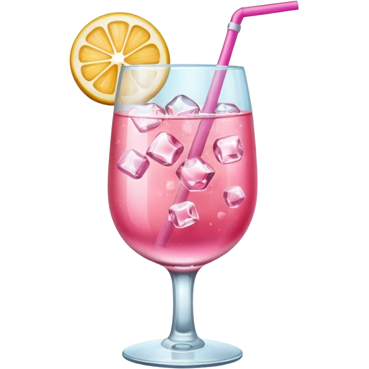simple pink drink emoji
