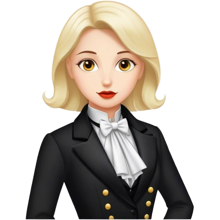 woman polish tailcoat politician emoji