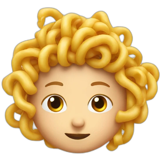 looking from the top of a noodle bow emoji