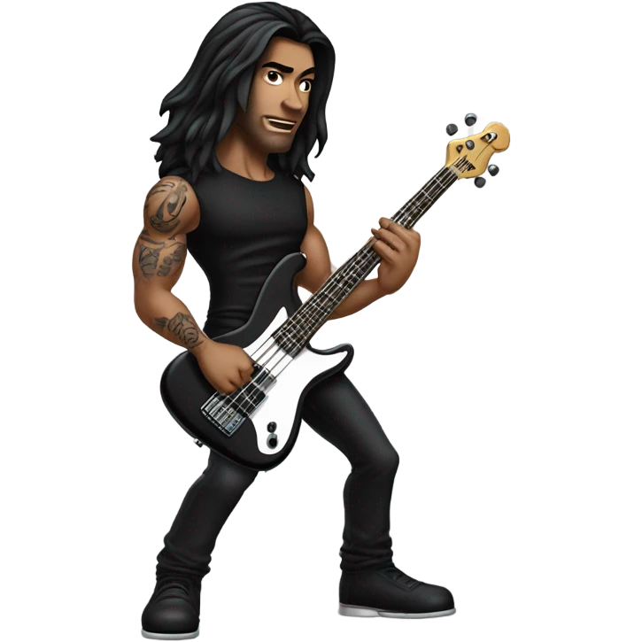 heavy metalbass dude emoji
