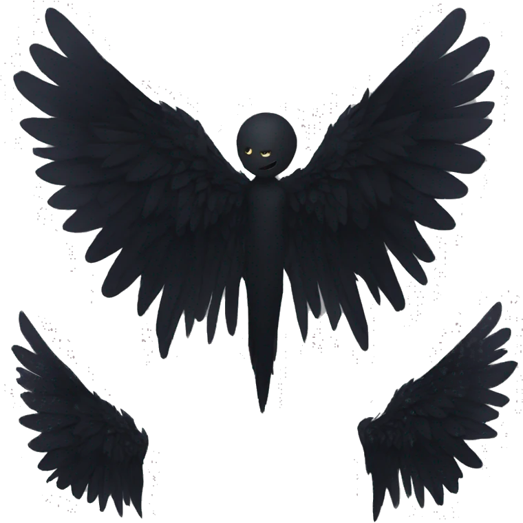 Dark wings emoji